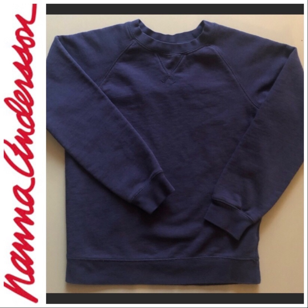 HANNA ANDERSSON Bright Basics Sweatshirt- Size 8